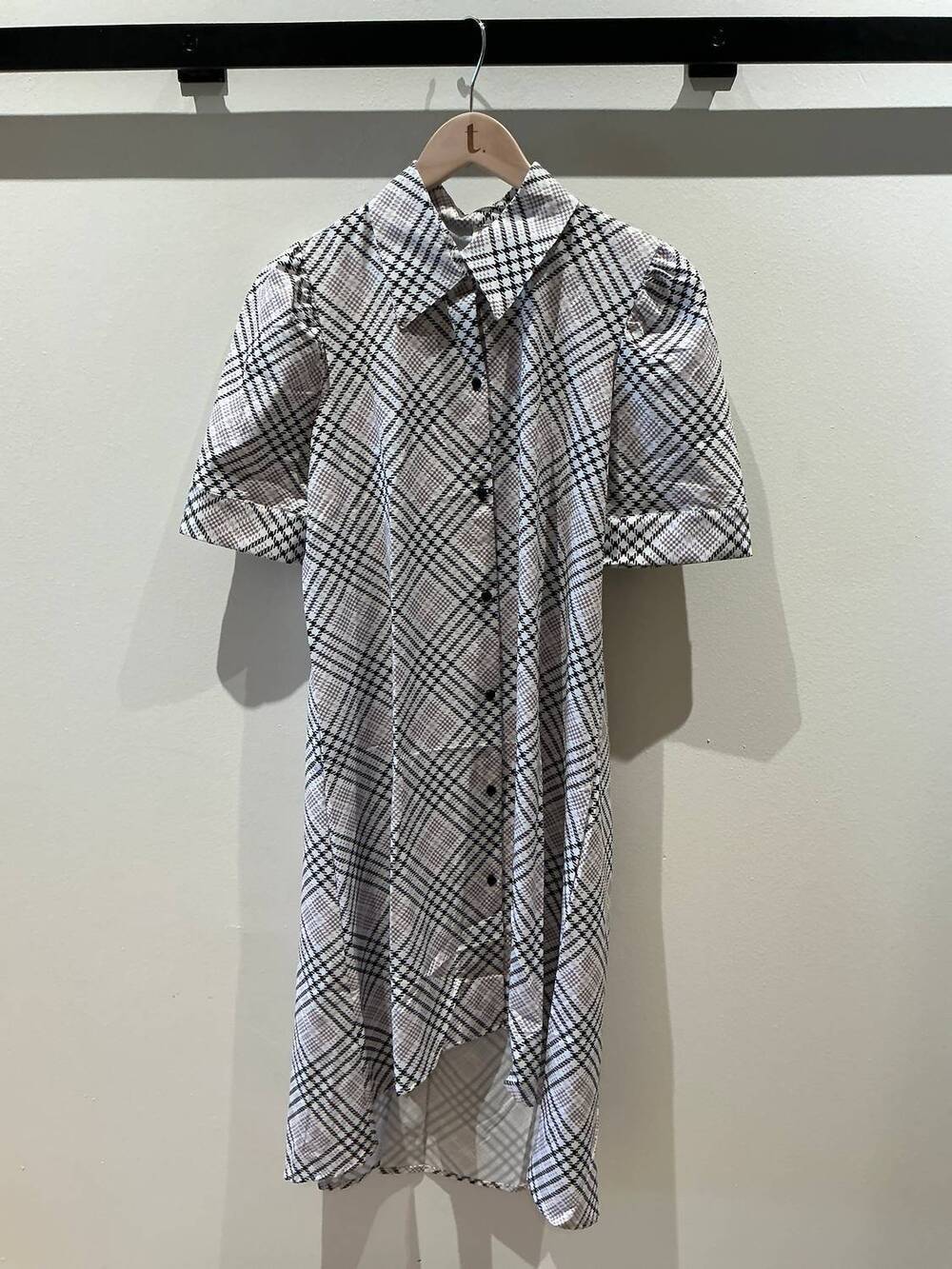 NEW THE BUBBLE women's hester dress in plaid